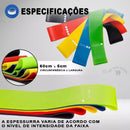 Kit 5 Faixa Elástica Super Mini Band Para Treino Exercícios