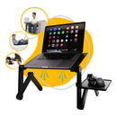 Mesa Notebook Cama Dobrável Cooler Mouse Pad Suporte Sofá -
