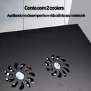 Mesa Notebook Cama Dobrável Cooler Mouse Pad Suporte Sofá -