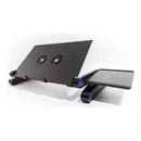 Mesa Notebook Cama Dobrável Cooler Mouse Pad Suporte Sofá -