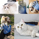 Luva Tira Pelos Para Gatos E Cachorros Cor Azul -