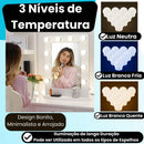 Kit Luz De Espelho Maquiagem Camarim 10 Lâmpadas Penteadeir