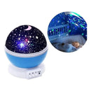 Luminaria Projetor De Estrelas Quarto Infantil Crianca Azul