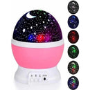 Luminária Estrelas Abajur Luz Lua Colorido Quarto Rosa -