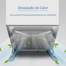 Suporte Notebook Tablet Ergonômico Dobrável Resistente Alu -