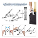 Suporte Notebook Tablet Ergonômico Dobrável Resistente Alu -