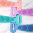 Escova De Banho Faixa Silicone Costas Esponja Bucha Esfoliar