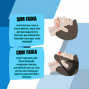 Máscara Faixa Anti Ronco Apneia Bruxismo Ajustável Queixei -