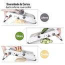 Mandolin Profissional Cortador Fatiador Legumes Frutas Inox