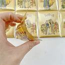 Kit 25 Cartas Folha De Ouro Edicao Limitada Douradas -