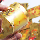 Kit 25 Cartas Folha De Ouro Edicao Limitada Douradas -