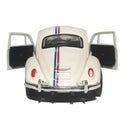 Carrinho Fusca Ferro Fricção Metal Miniatura Herbie 53 Cor -