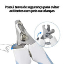 Kit Alicate Pet Tesoura Corte De Unhas Cães E Gatos + Lixa -