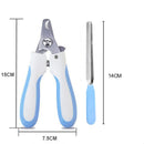 Kit Alicate Pet Tesoura Corte De Unhas Cães E Gatos + Lixa -