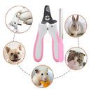 Kit Alicate Pet Tesoura Corte De Unhas Cães E Gatos + Lixa -