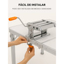 Maquina De Macarrão Manual Massa Lasanha Talharim Espaguete