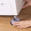 Kit 4 Peças Pé Máquina Lava E Seca Nivelador -