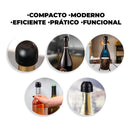 Tampa De Silicone A Vacuo Para Garrafa De Vinho Tinto Selada