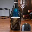Tampa De Silicone A Vacuo Para Garrafa De Vinho Tinto Selada