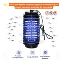 Mata Mosquito Insetos Armadilha Elétrica Usb Repelente - Luz
