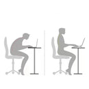 Base Suporte Notebook Regulável Metálico Home Office Table -