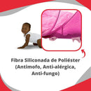 Mosquiteiro Berço Cercadinho Portátil Mosqueteiro Rosa -