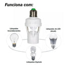 Sensor De Presença - Fotocélula Soquete Lâmpada Bocal E