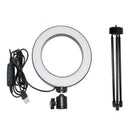 Iluminador De Led - Tripe Ring Light Usb 16Cm 3500K 5500K