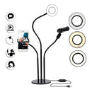 Ring Light Iluminação Led - Suporte Para Celular E Supor