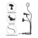 Ring Light Iluminação Led - Suporte Para Celular E Supor