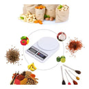 Balança Digital De Precisão Cozinha 10Kg Wellmix Cor Branc -