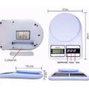 Balança Digital De Precisão Cozinha 10Kg Wellmix Cor Branc -