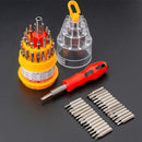 Kit Jogo De Chaves 31 Cabeças Precisão Fenda Torx Philips -