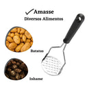Amassador De Batatas E Legumes Inox Manual Cabo Ergonômico -