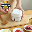 Triturador De Alimentos Manual Mini Processador Temperos -