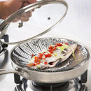 Cesto De Cozimento À Vapor E Escorredor De Legumes Em Inox -