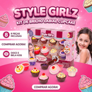 8 Cupcake Gloss Estilo Girls Infantil Kids Hidratante Labial
