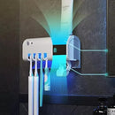 Suporte Porta Escova Dentes Dipenser Pasta Esterelizador Uv