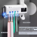Suporte Porta Escova Dentes Dipenser Pasta Esterelizador Uv