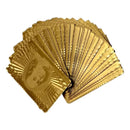 Baralho Folheado Ouro 24K Carat Gold Backside Dolar -