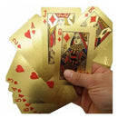 Baralho Folheado Ouro 24K Carat Gold Backside Dolar -
