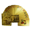 Baralho Folheado Ouro 24K Carat Gold Backside Dolar -