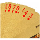 Baralho Folheado Ouro 24K Carat Gold Backside Dolar -