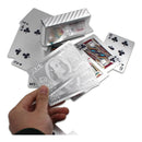 Baralho prata Poker 52 Cartas Espanholas À Prova D'água -