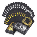 Baralho Caveira Skull Preto Dourado Gold Truco 54 Cartas -