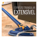 Mop De Limpeza Triângulo Ajustável Giratório 360° Esfreg -