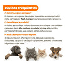 Escova Removedora Pelos Caes E Gatos Vapor 3Em1 Rasqueadeira