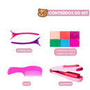 Brinquedo Mechas Coloridas Kit Menina Pinte O Cabelo -
