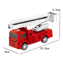 Carrinhos De Bombeiro Friccao Miniatura Brinquedo 6 Pecas -