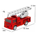 Carrinhos De Bombeiro Friccao Miniatura Brinquedo 6 Pecas -